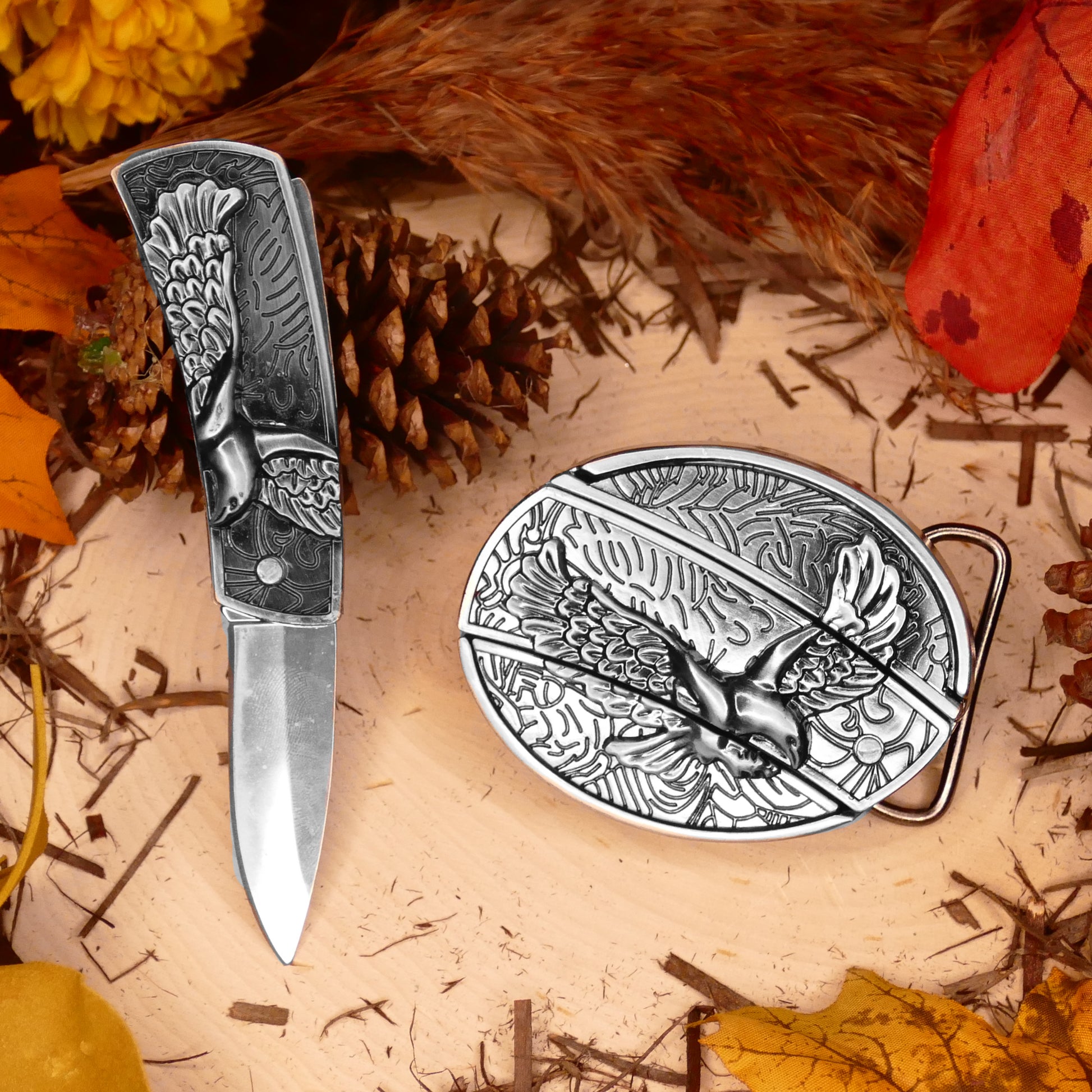 Eagle Belt Buckle Knife – BladeBuckle